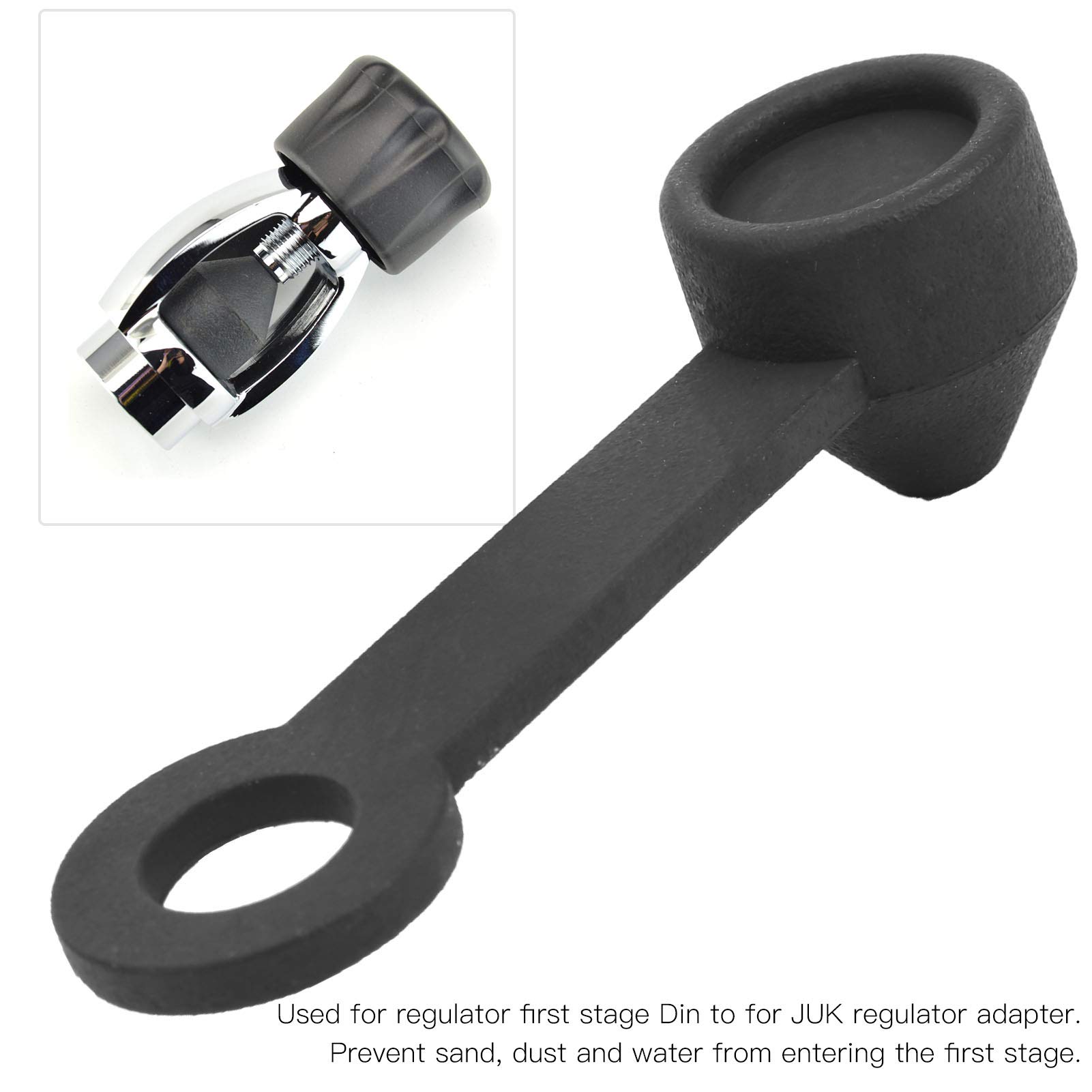 Diving Dust Cap Cover Rubber Dive Regulator First Stage Din to for JUK Adapter for Diving Tank Accessory - Image 2
