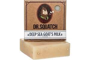 Dr. Squatch All Natural Bar Soap for Men with Deep Sea Goats Milk