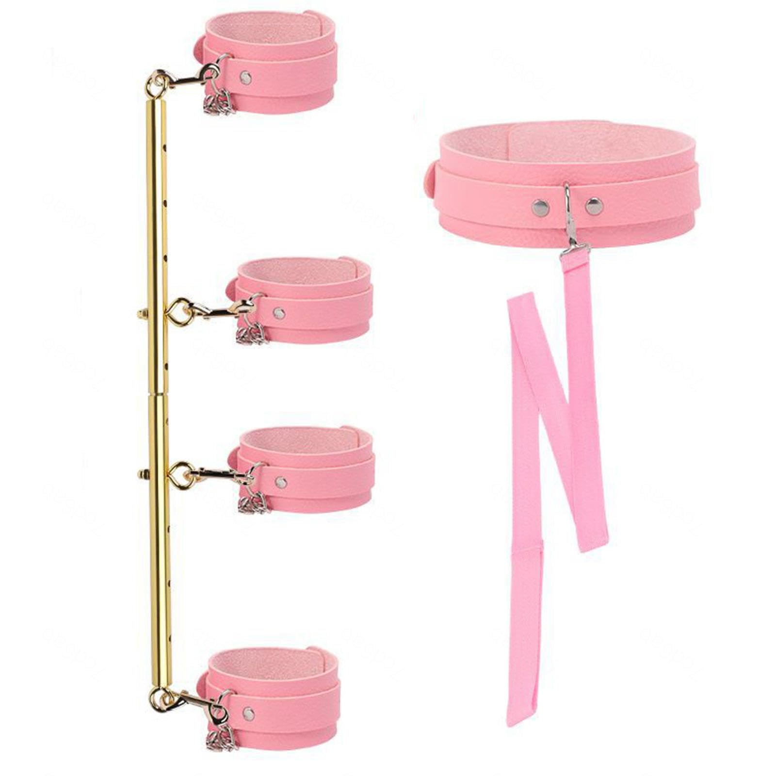 Kit Separador Bondage Bdsms Sado Collar Mujer Bdsms Sado Kit,#2 | Barra Separadora De Piernas Sexuales Cuero Sadomasoquismo Accesorios Hombre Bondaged Adult Couples Pareja Adultos Bdsm,#2