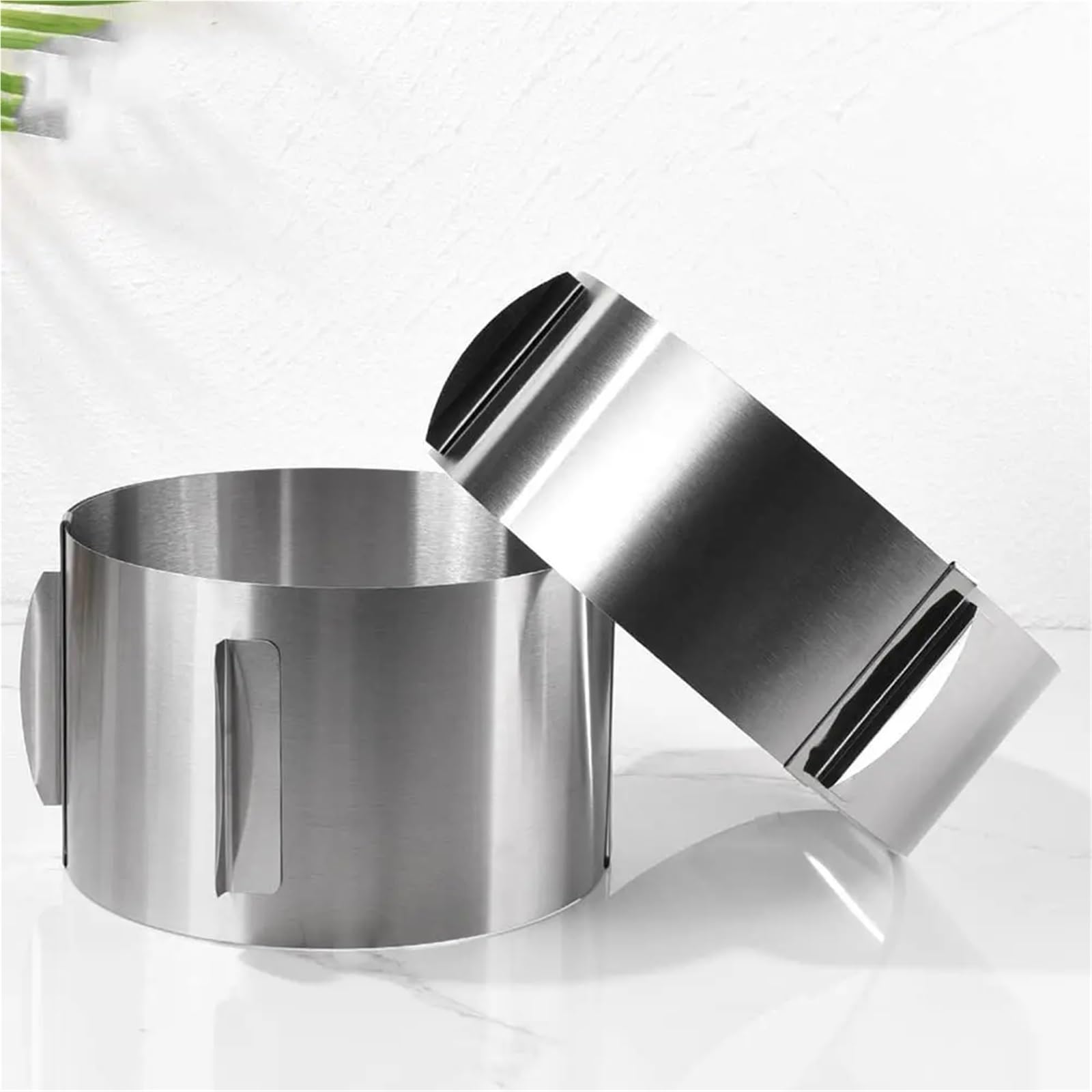 Anillos Para Tartas 1 molde for pastel, anillo for pastel, redondo ajustable de acero inoxidable, molde for pastel de 6 a 12 pulgadas, suministros for hornear pasteles de cocina, anillos for comida y