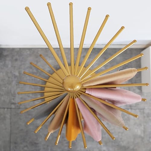 Miniatura 3 de Estante para bufandas, soporte para bufandas en espiral, soporte para hiyab, 30 varillas para múltiples bufandas, bolsos, sombreros, organizador de