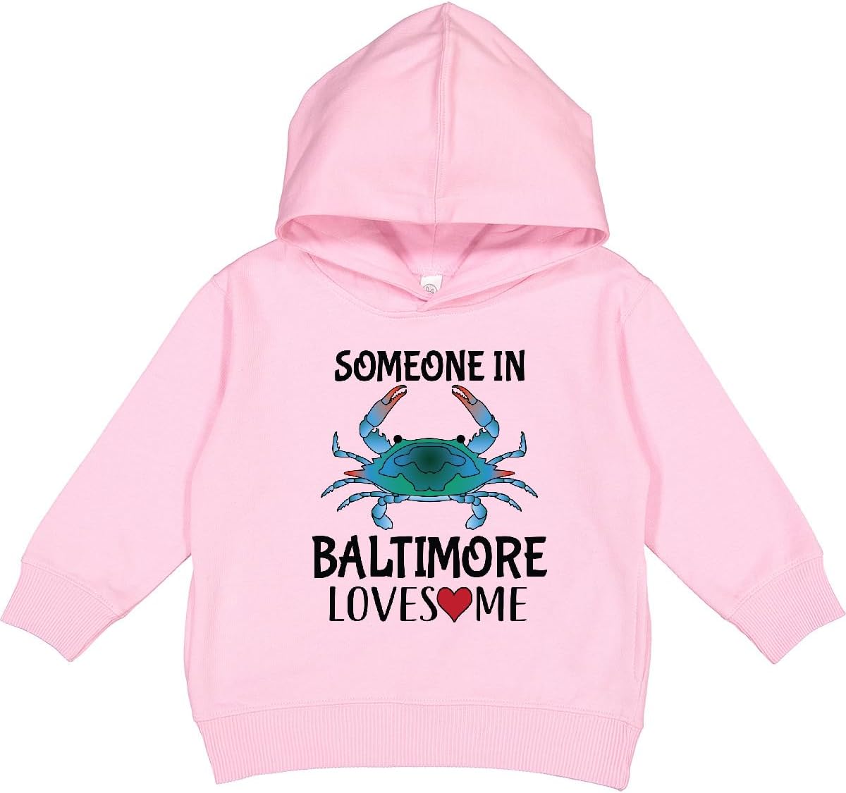 inktastic Someone in Baltimore Loves Me Crab Toddler Hoodie
