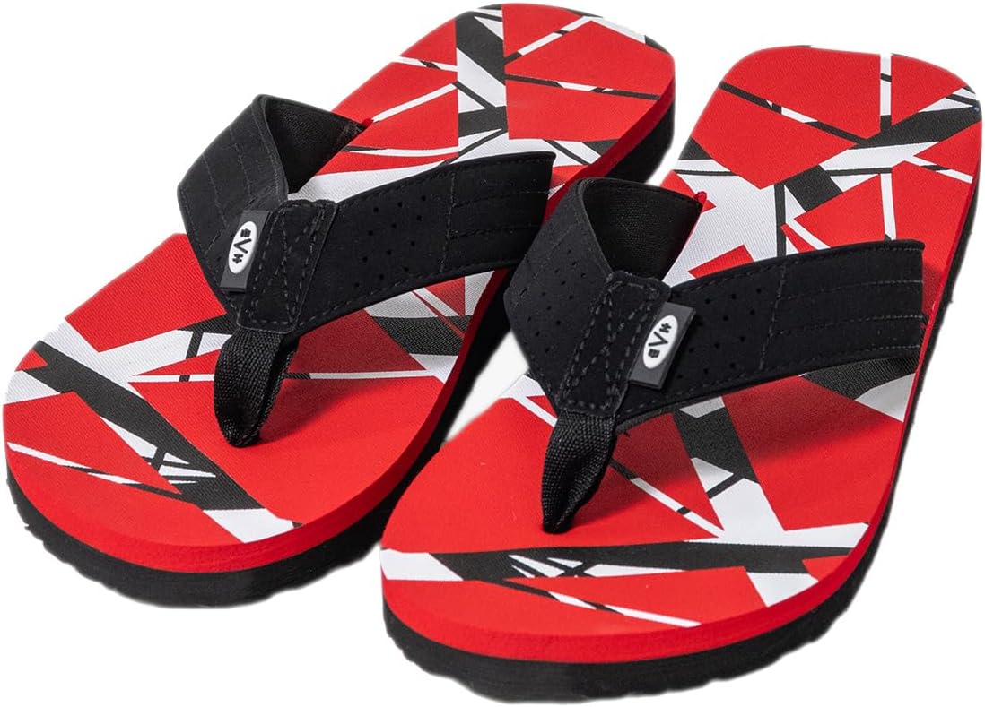 EVH Striped Flip Flops