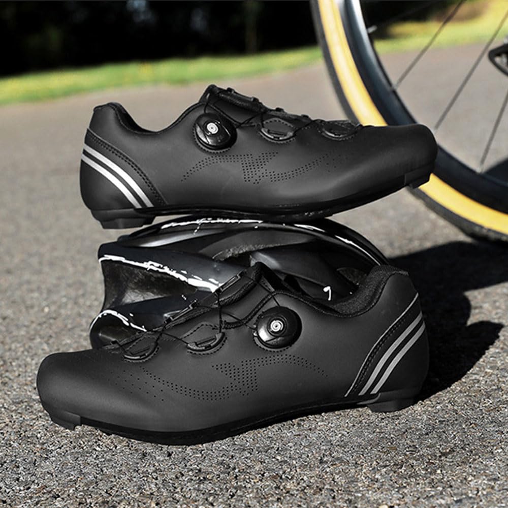 Zapatillas Ciclismo Carretera Zapatillas de Ciclismo, Verano Ligeros Zapatos Bicicleta Montaña Hombre Unisex 36EU-47EU Montaña Calzado Bicicleta con SPD Cleats