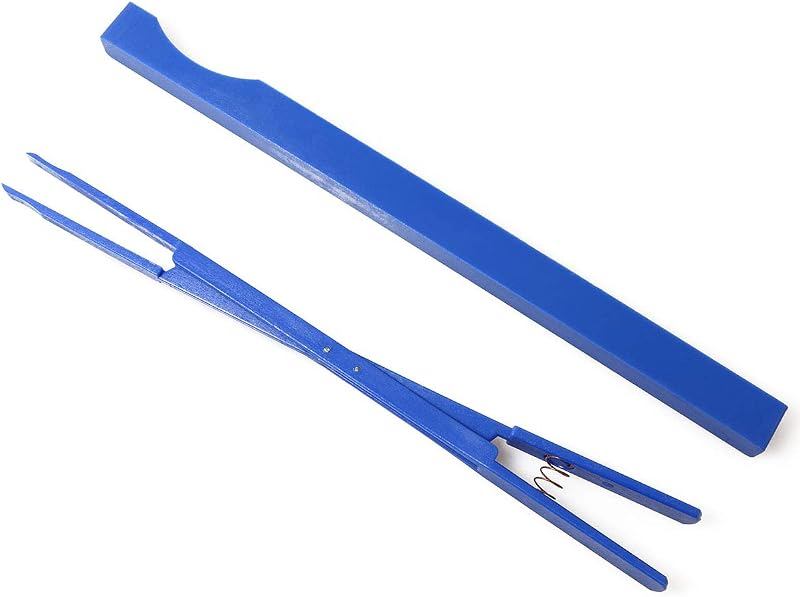 Piano Tuning Tools 20.3cm Blue Nylon Mute Clamp with Carrying Case for Easier Mixing of Alto and Treble