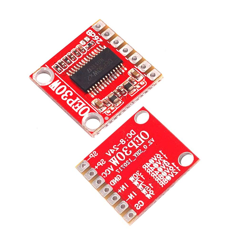 Ximimark 2Pcs D Class OEP30Wx2 Module Mono Digital Power Amplifier Board DC 7.5-24V 36dB Mini Amp Module Replace TDA8932-image-39