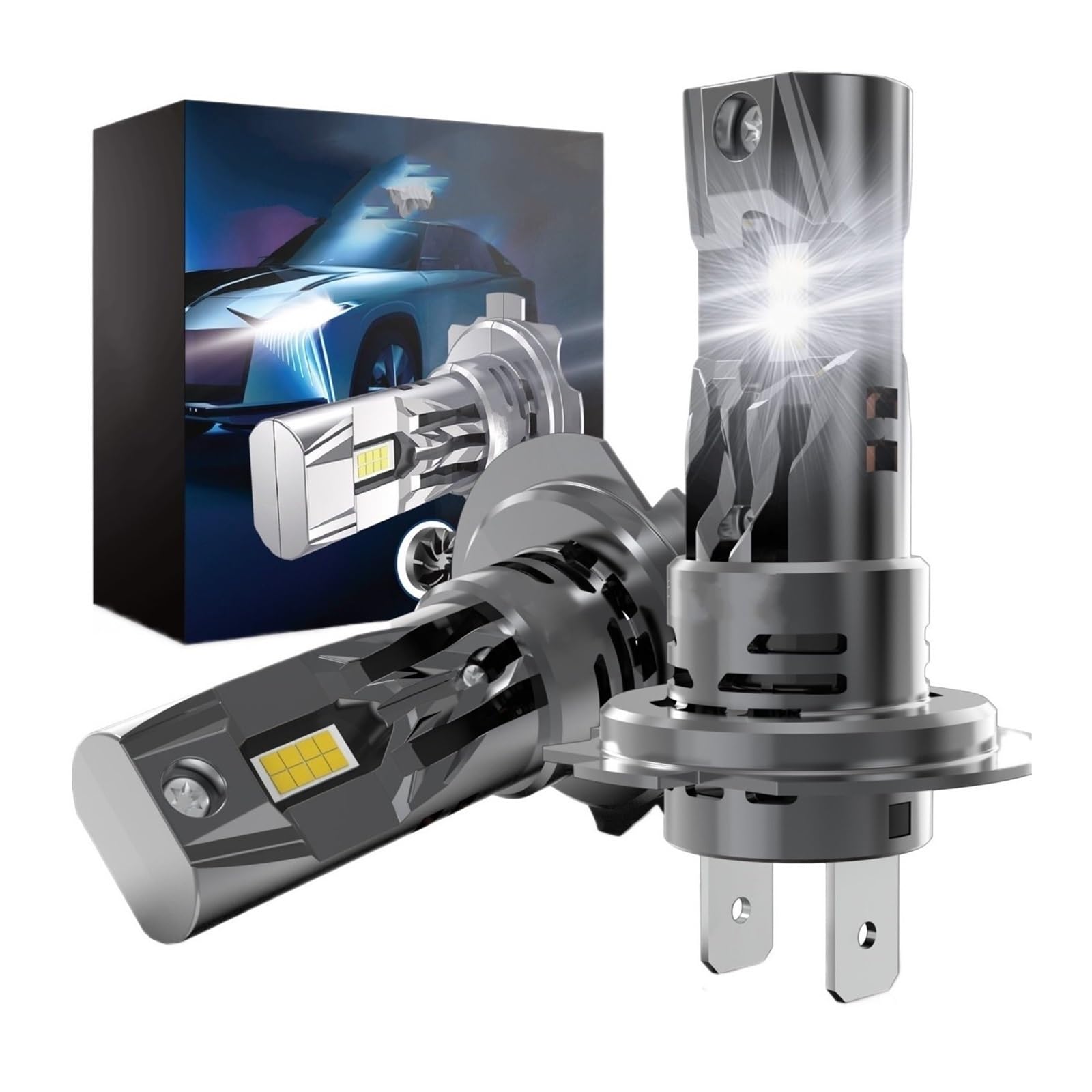 LED Oświetlenie pomocnicze Żarówki do reflektorów LED H7 Turbo