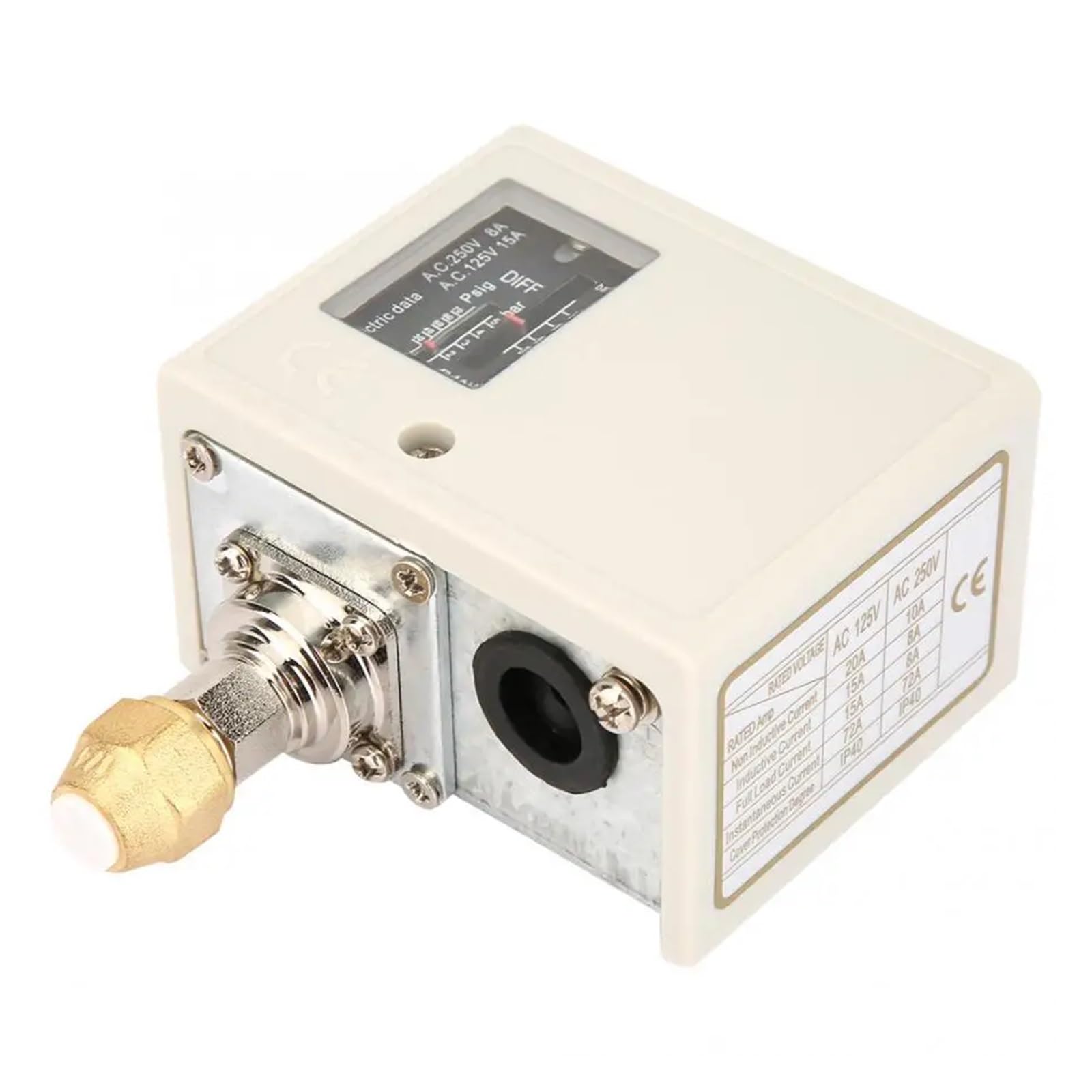 Manomètre industriel, Régulateur De Pression, Commande Pompe À Eau, Contrôleur Électronique(2-point interface 1/4)
