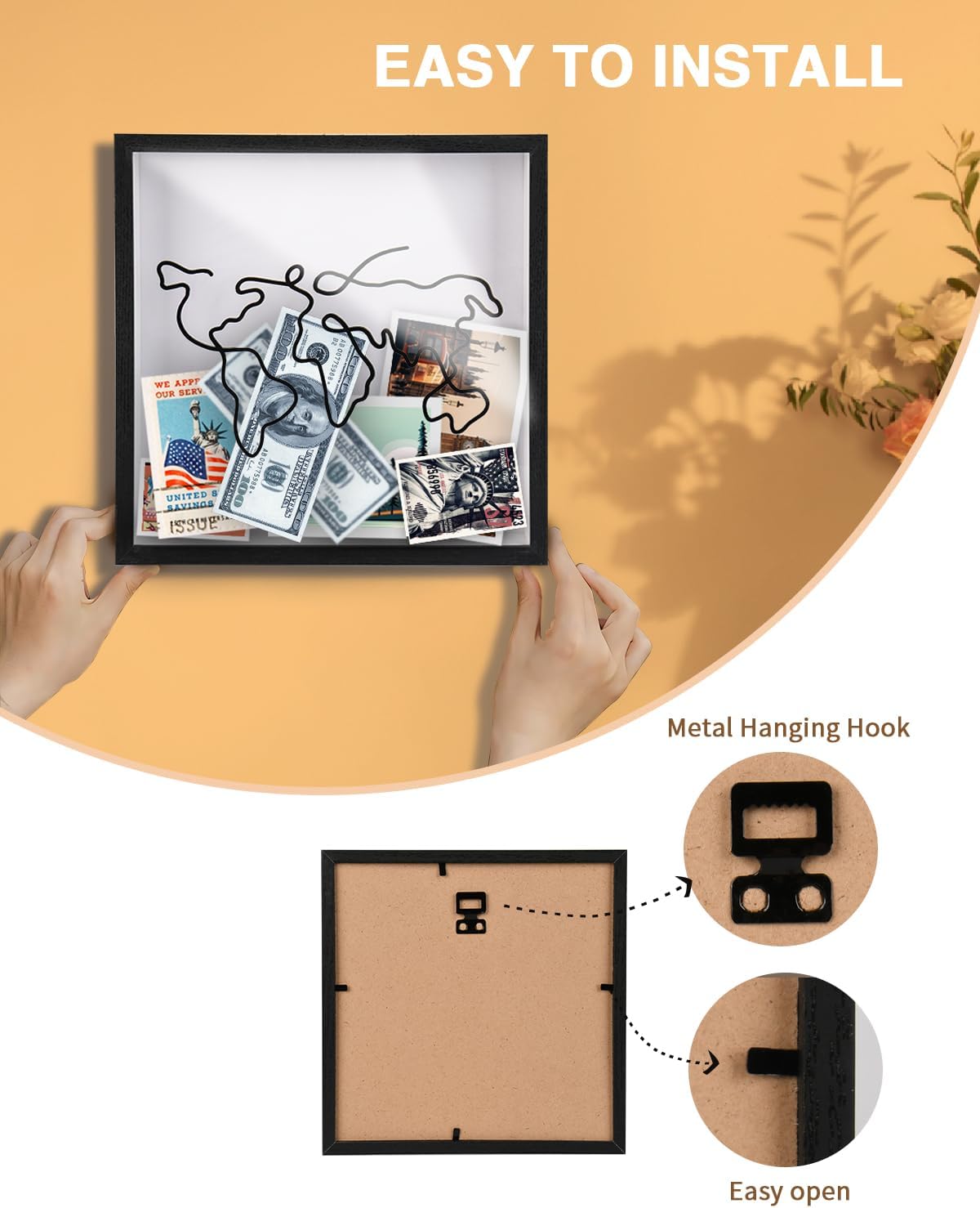 クレイグフレーム8261610画像フレーム、Real Wood Grain、.84-inch Wide、リッチブラウン 13 x 24 ブラウン 82616101324並行輸入 クレイグフレーム8261610画像フレーム、Real Wood Grain、.84-inch