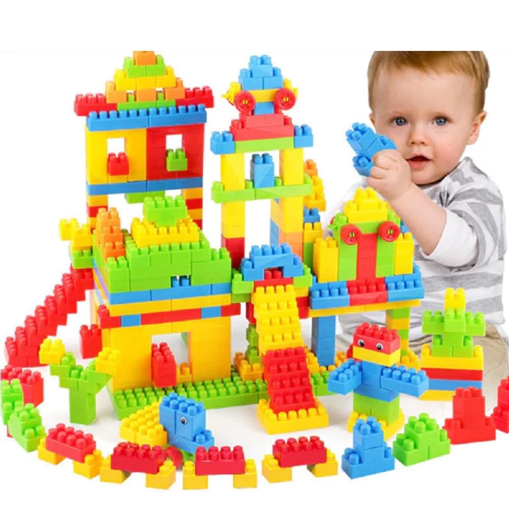 FunFive DIY Plastic Building Blocks for Kids Puzzle Games for Kids, Toys for Children Educational & Learning Toy for Kids, Girls & Boys, Toys and Games for Kids (250+ Blocks with 38 Wheels) (B0CJJV1XTN) Amazon Price History, Amazon Price Tracker