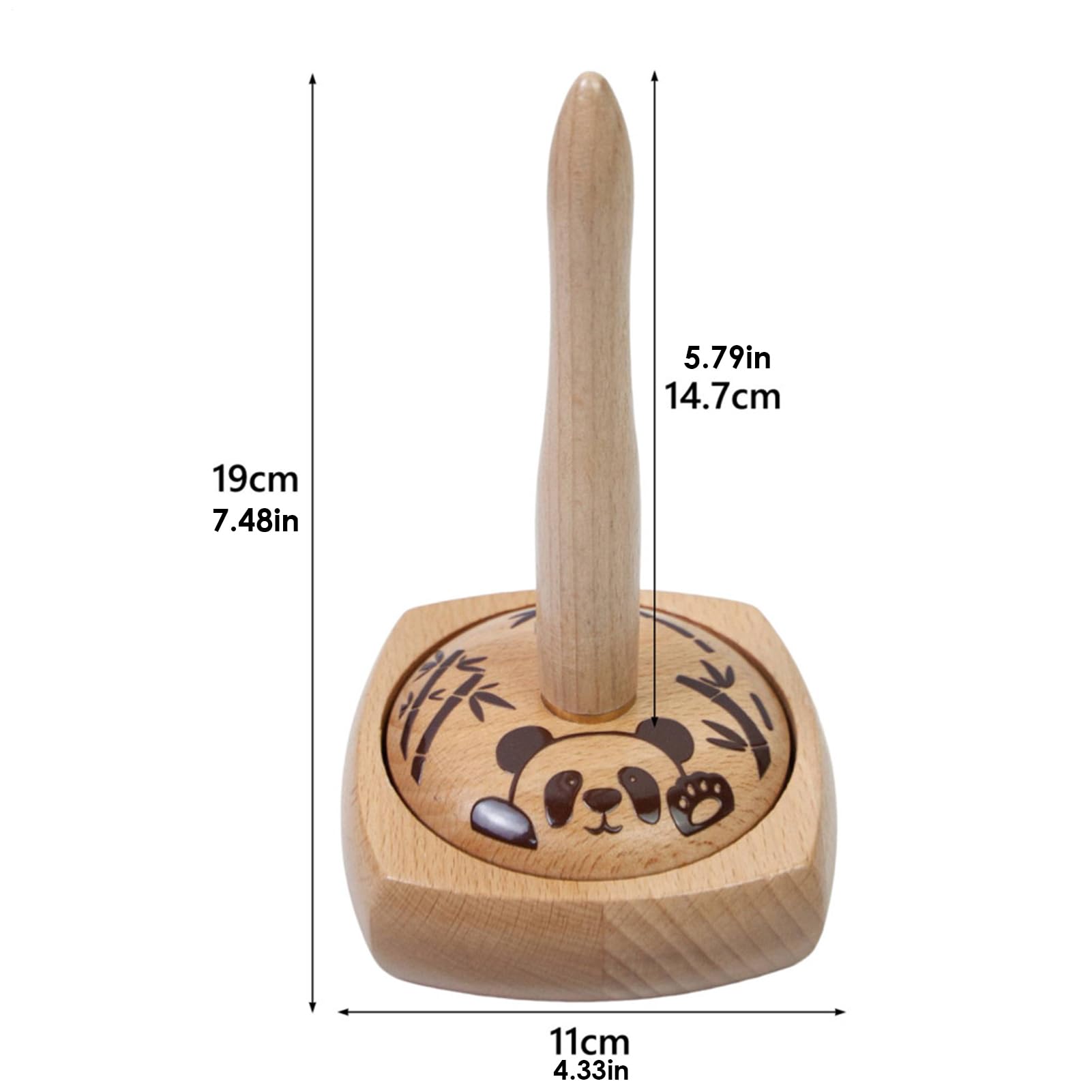 Häkeln Garnhalter Holz Drehbare Rutschfeste Basis Garnhalter