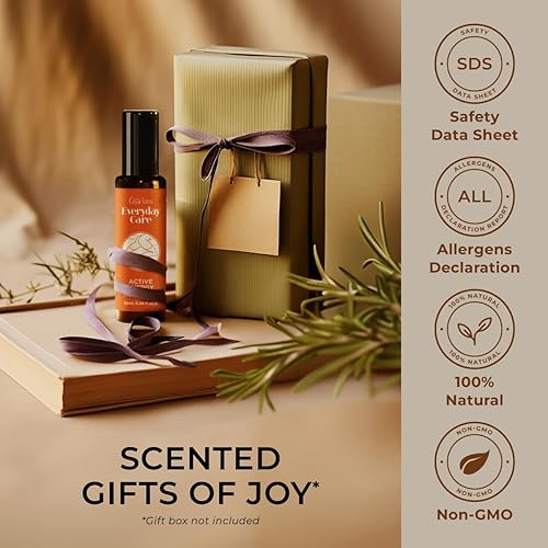 Miniatura 6 de Gya Labs Aceite esencial Roll On Active Energy, mezclado con limón energizante, aceite de menta refrescante y más, aceites de aromaterapia 100%