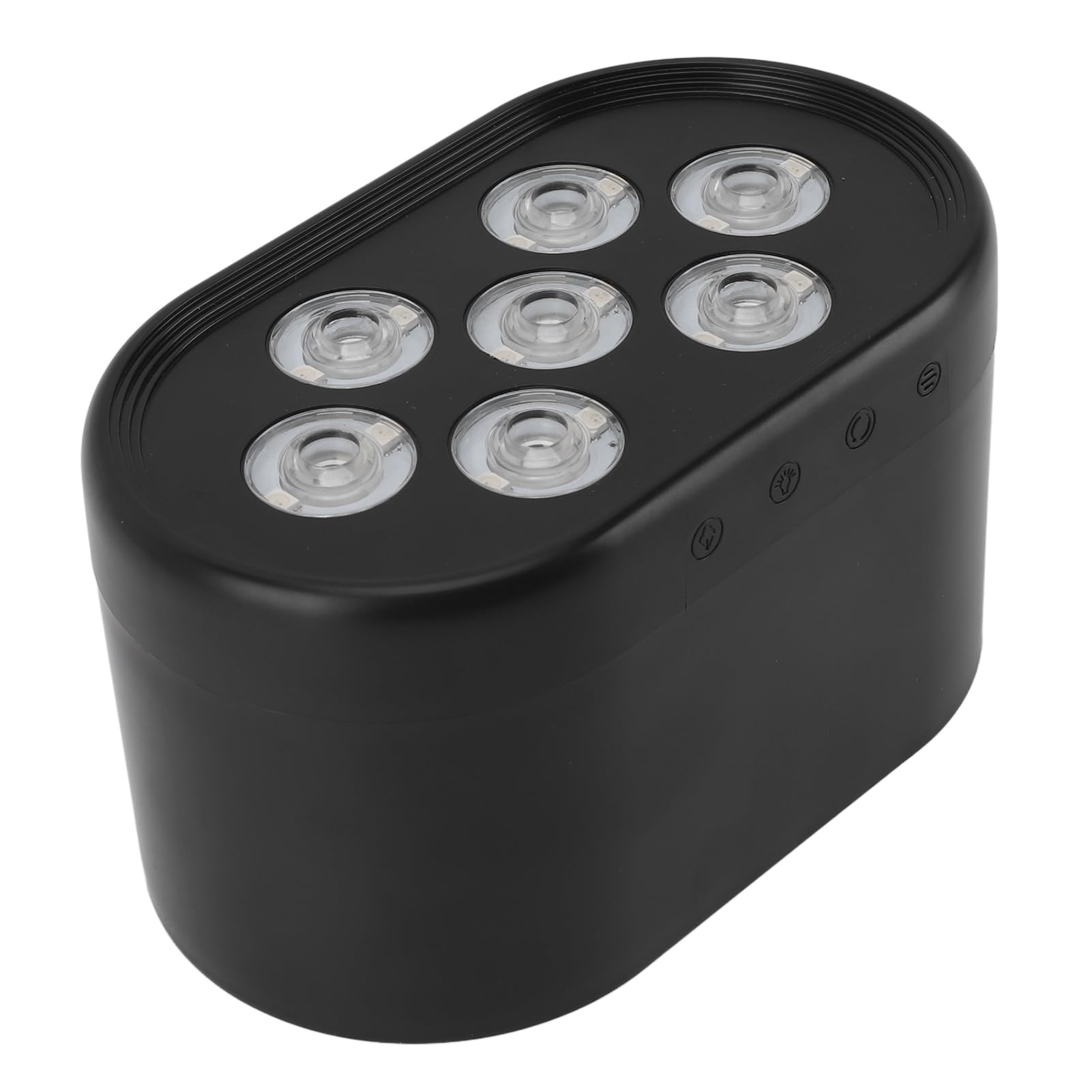 Asixxsix Umidificatore Multifunziole con Diffusore di Oli Essenziali con Effica di Luce Dinamici, Timer e Regolazione della Temperatura Spegnimento Automatico Macchine per Aromaterapia (BLACK)