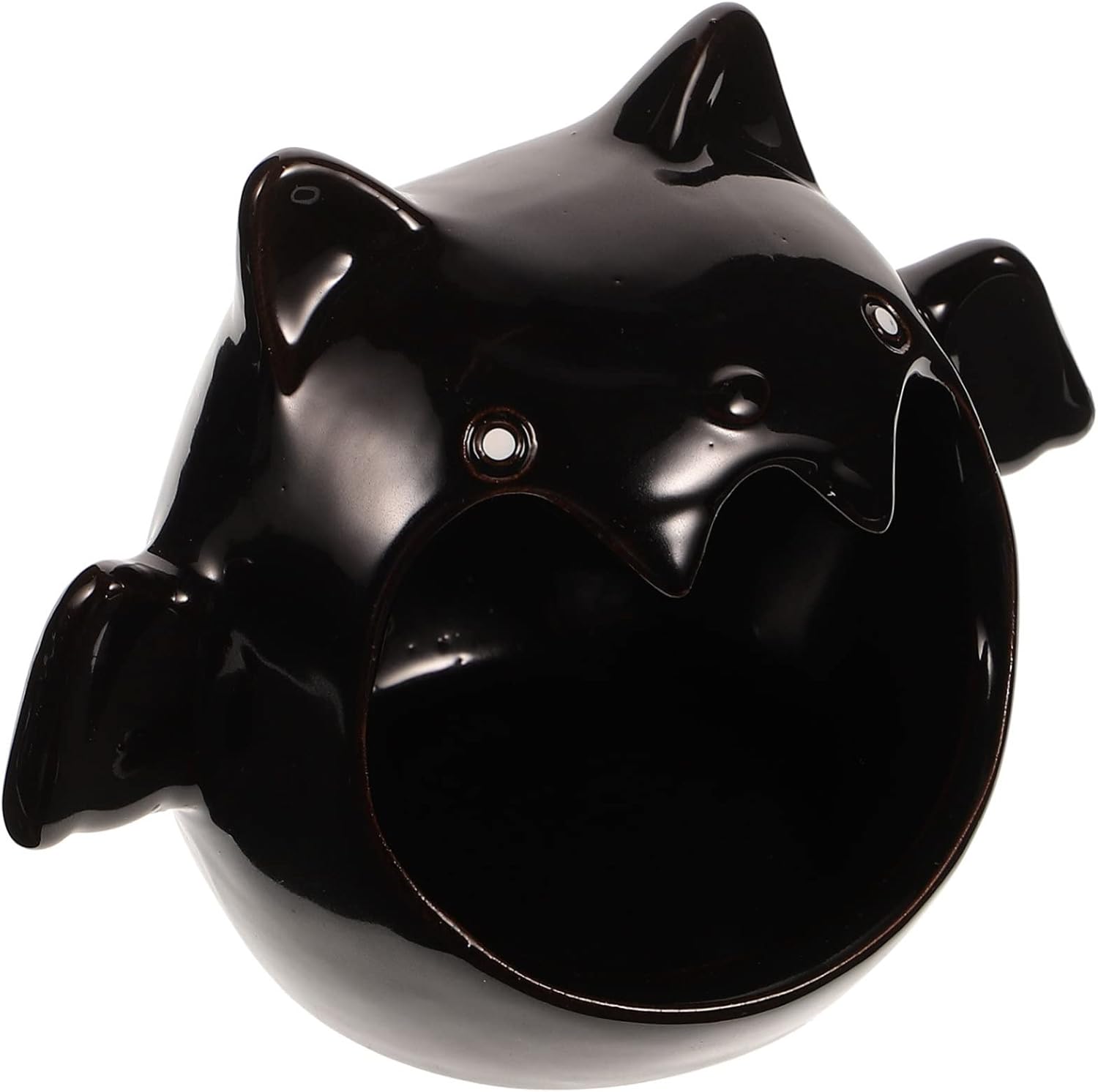 Garneck Keramik-Hamsterhaus in Fledermausform, kühlendes Versteck, Schlafnest für Hamster, Meerschweinchen, Chinchilla, Tierkäfig Garneck Keramik-Hamsterhaus in Fledermausform, kühlendes Versteck, Schlafnest für Hamster, Meerschweinchen, Chinchilla, Tierkäfig