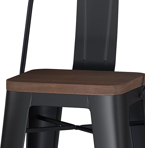 Miniatura 67 de SIMPLIHOME Rayne - Taburetes de encimera (juego de 2) – asientos de cocina de metal de 24 pulgadas de altura de asiento en blanco, asientos