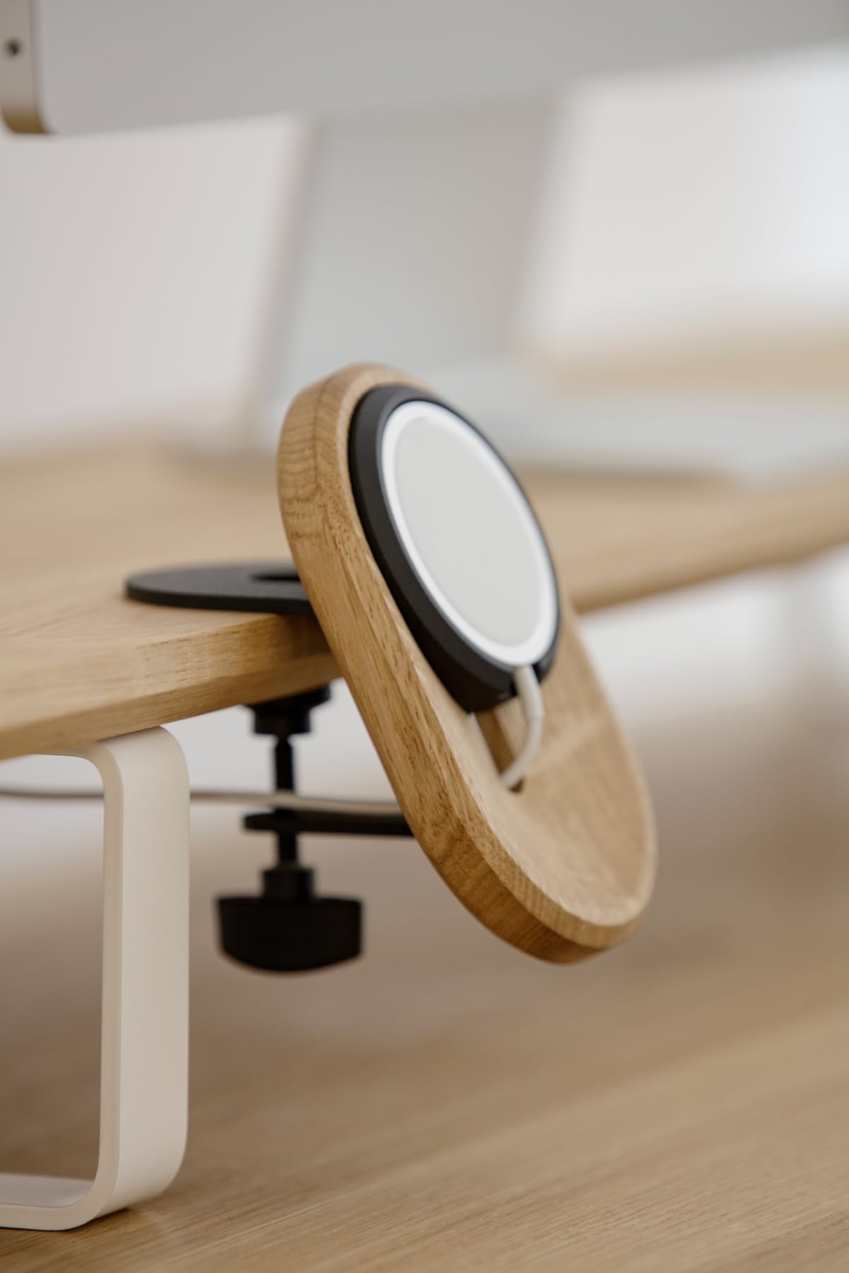 Oakywood Phone Desk Shelf Mount Compatible with Apple MagSafe 