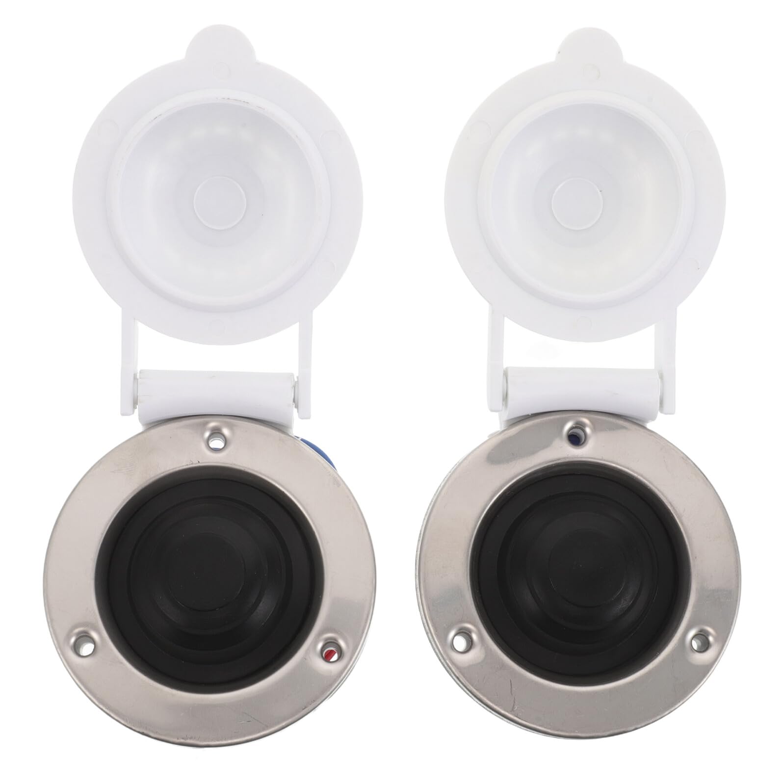 Alasum Interrupteur Pied D’Ancre Marin, Commande de Guindeau Robuste, Kit 2 Pièces Blanc, Système de Contrôle D’ancrage pour Bateau de Pont, Accessoire Navigation de Plaisance,