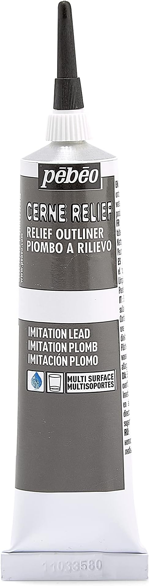 Tube De Peinture Relief Pébéo - Couleur Vermeil - 20 Ml - Neuf