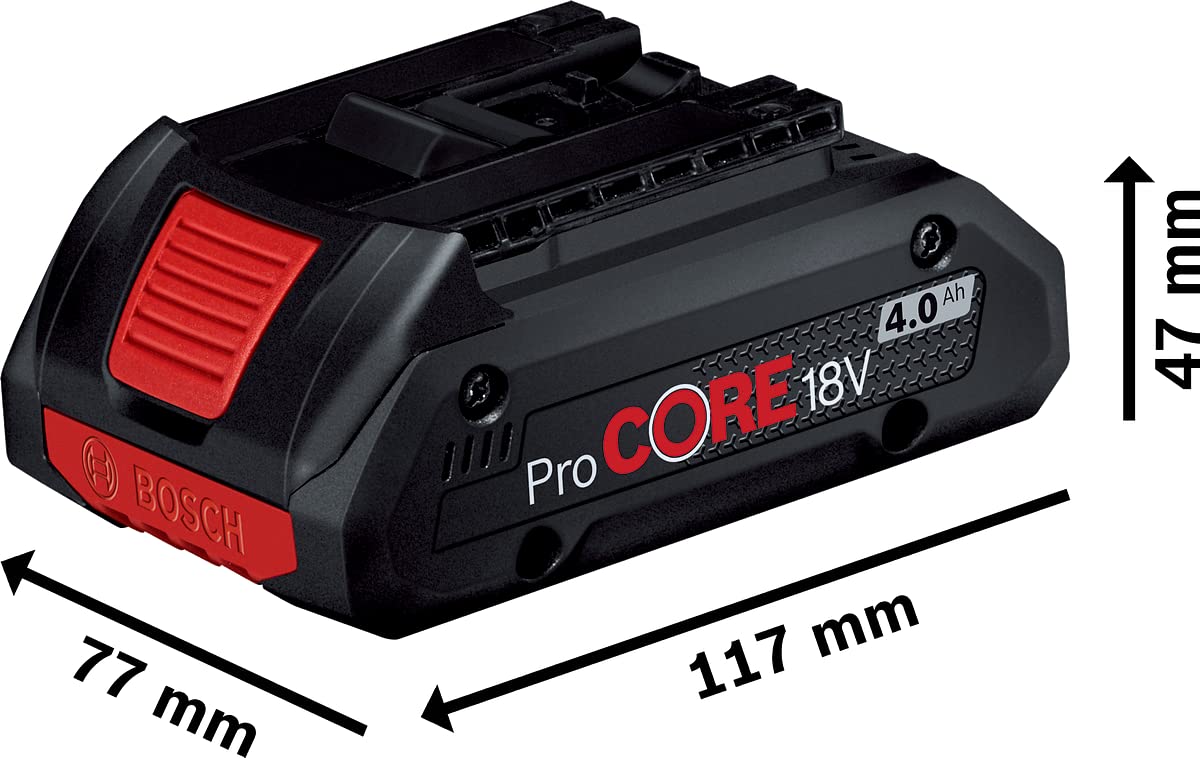 Bosch Professional 18V System Akku Set: 4x ProCORE18V 4.0Ah + 2x ProCORE18V 8.0Ah (inkl. Einlage für Starter-Sets, in L-BOXX)