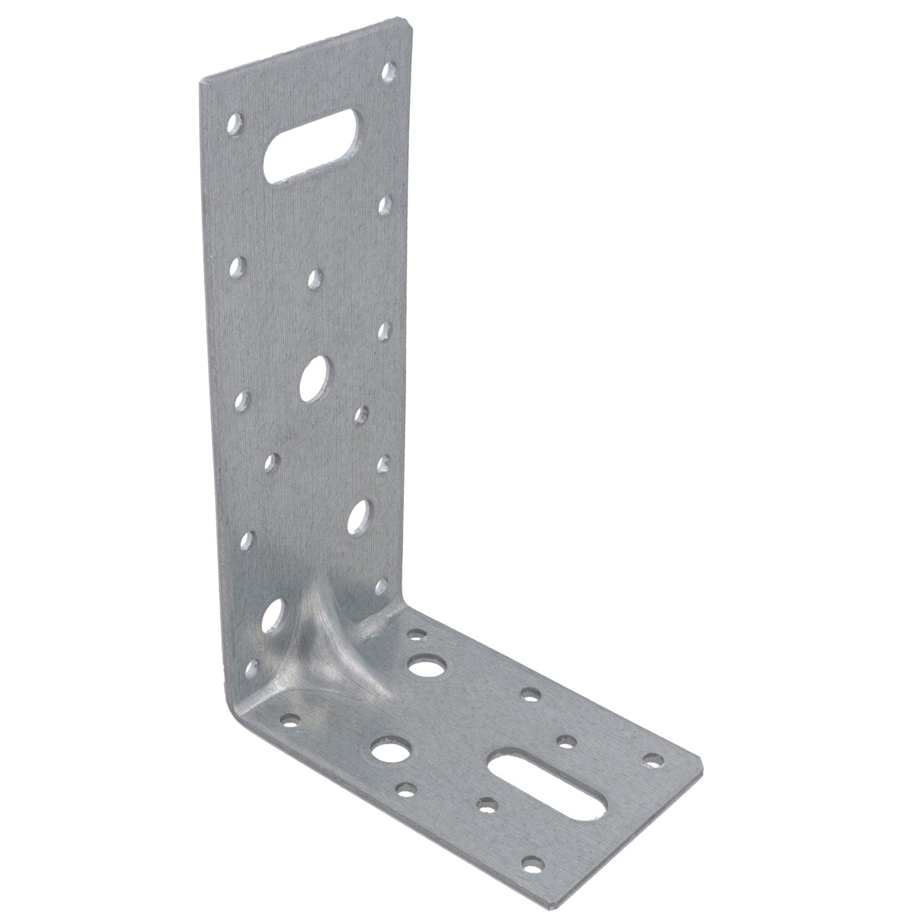 Ab Tools Silver Abl Angle Bracket Corner Fastener Reinforcing Plate 150Mm X 90Mm X 60Mm 1Pc