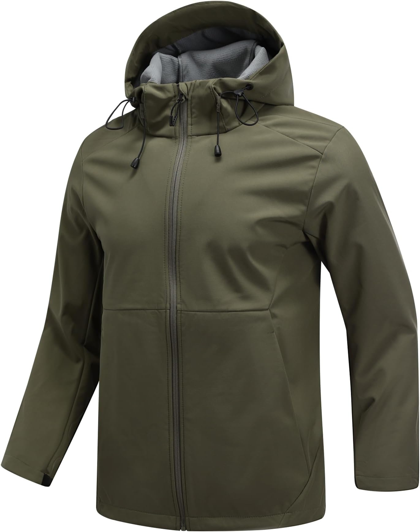Men’s Outdoor Waterproof Jackets with Hood Lightweight Windproof Softshell Jacket Cycling Hiking Raincoat