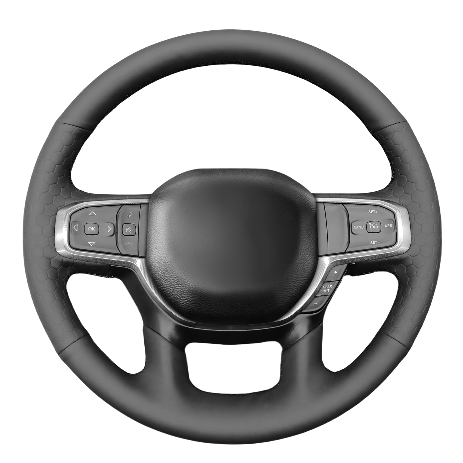Funda de volante MEWANT para RAM 1500. Funda protectora para volante Dodge RAM 1500 2019-2023.