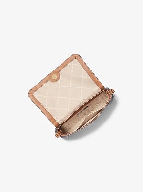 Michael Kors Brown Leather Shoulder Bag 22 x 15 x 5 cm, brown