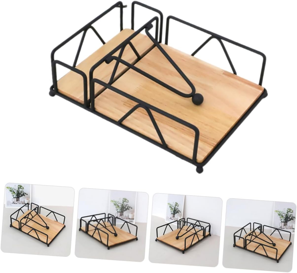 2pcs Freestanding Napkin Storage Dispenser Napkin Holder Freestanding Tissue Holder