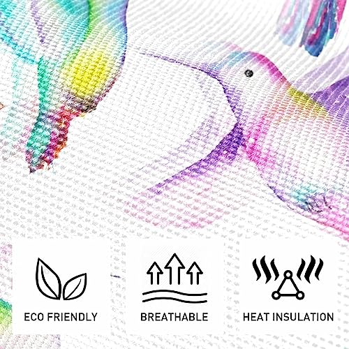 Set de table oiseaux multicolores pour protéger votre table des taches et plats chauds - 4