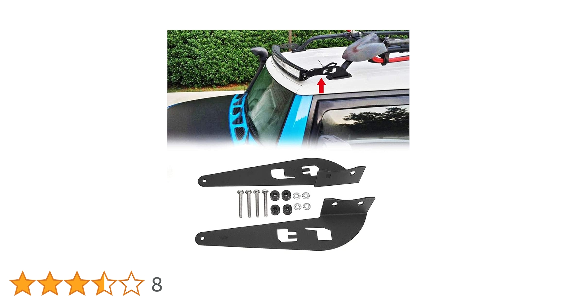 Amazon.co.jp: Chelhead トヨタ FJ ライトバーマウントブラケット 52