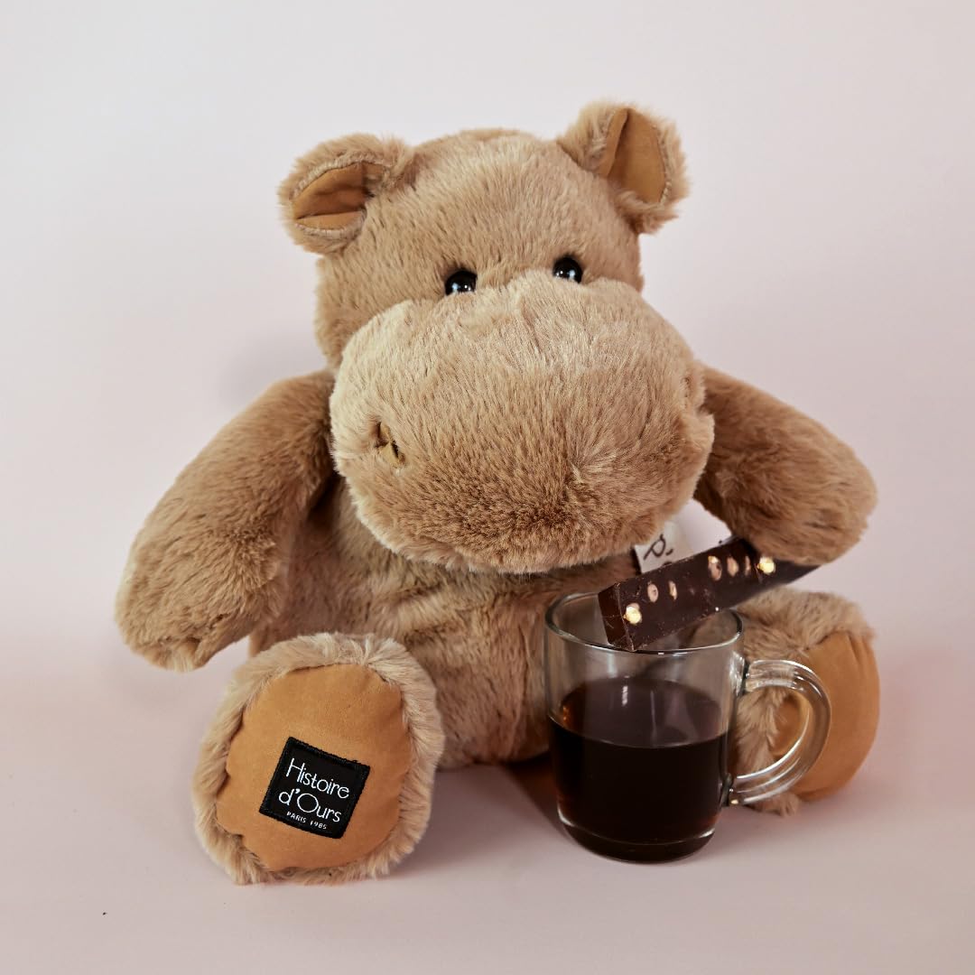 HISTOIRE D'OURS - Peluche Hippopotame - Hip'Power - Violet - 25 Cm - Peluche Douce et Mignonne pour les Calins - Idée Cadeau de Naissance et Anniversaire pour Fille - L'HIPPO - HO3114 HISTOIRE D'OURS - Peluche Hippopotame - Hip'Power - Violet - 25 Cm - Peluche Douce et Mignonne pour les Calins - Idée Cadeau de Naissance et Anniversaire pour Fille - L'HIPPO - HO3114