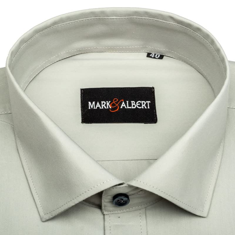 Image of MARK & ALBERT Men's Half Sleeves Regular Shirt