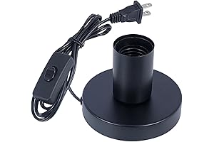 Industrial Table Lamp Base - Vintage Edison Light Bulb Holder Base