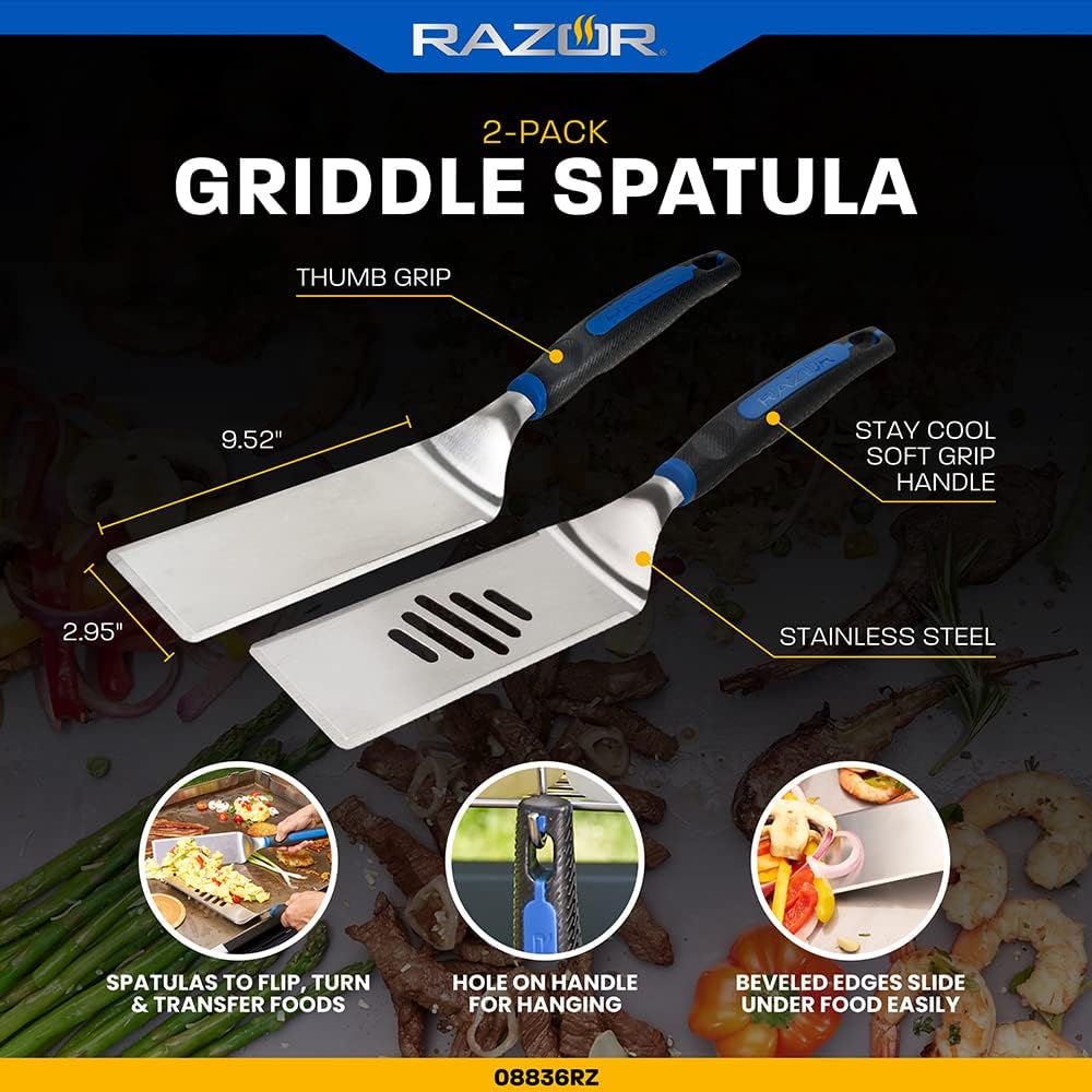 RAZOR 2-Piece Nested Spatula Set
