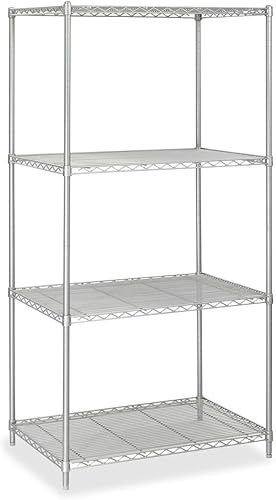 Safco Unidad de inicio de estantería de alambre industrial 36 pulgadas de ancho x 24 pulgadas de profundidad x 72 pulgadas de alto (la unidad