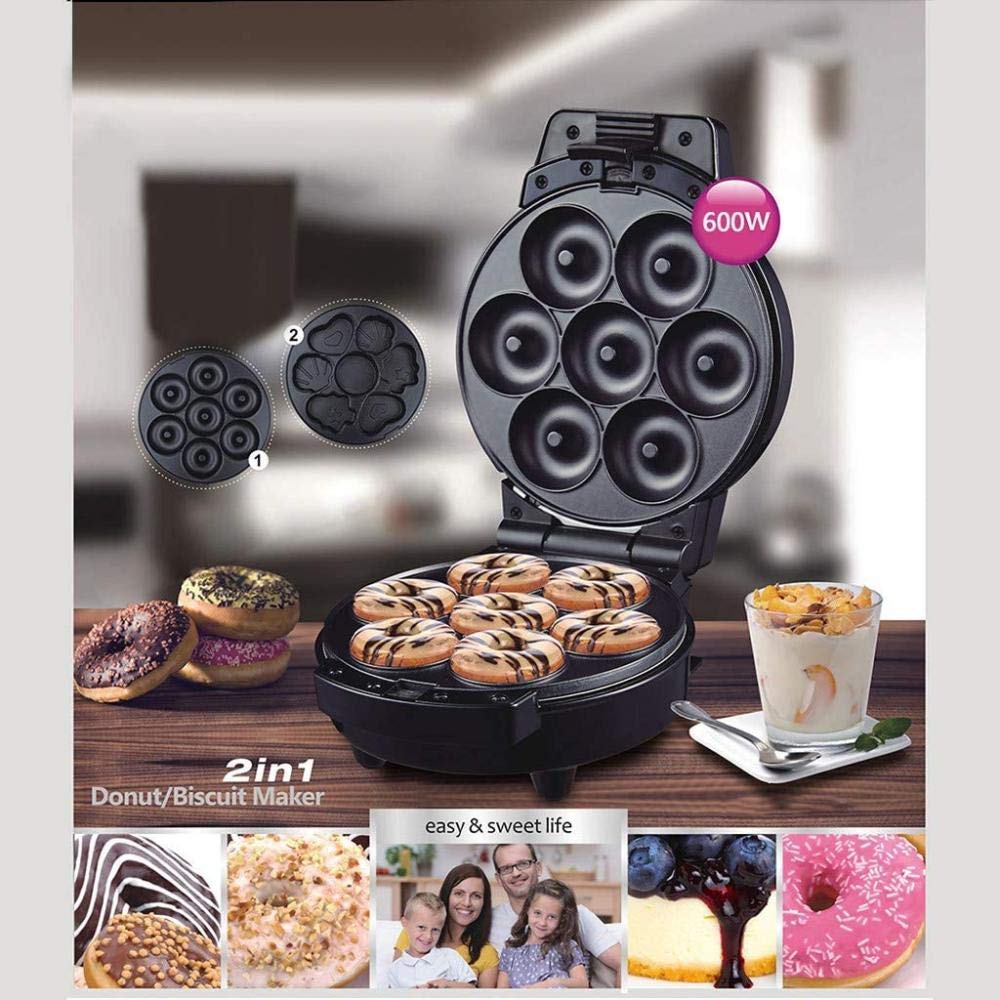 Mini Macchina Per Ciambelle Macchina Per Cialde Macchina Per Il Ferro Macchina Per Brownie E Cialde Macchina Per Il Ferro Macchina Per La Colazione Mini Macchina Per Dolci - Piatti Antiaderenti Rimovi