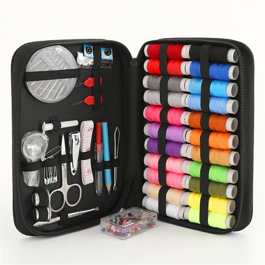 Kit de Costura de Viaje para el hogar, Juego de Costura, Caja de Costura Multifuncional