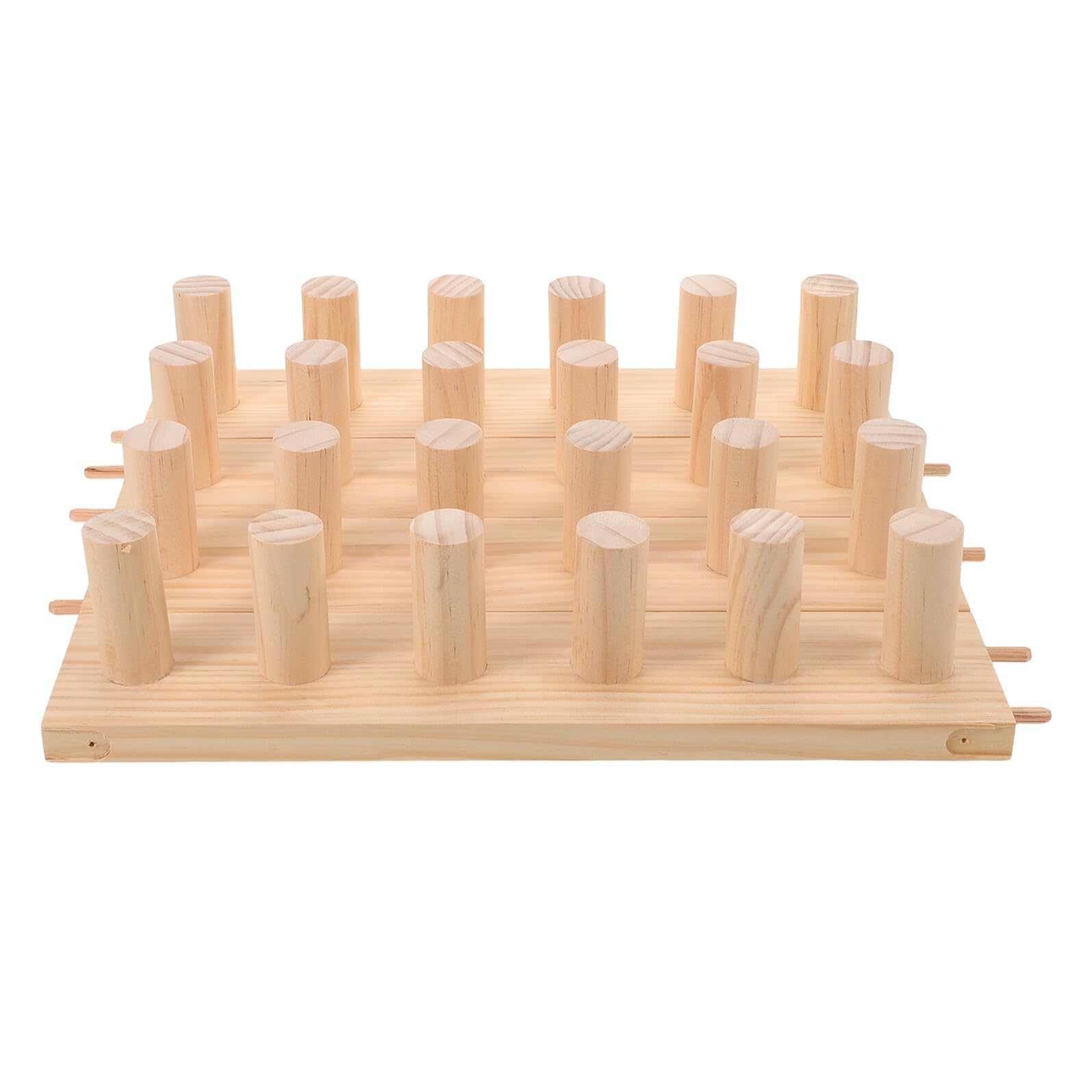 Outil de tissage en bois pour créer un plaid en laine chez soi