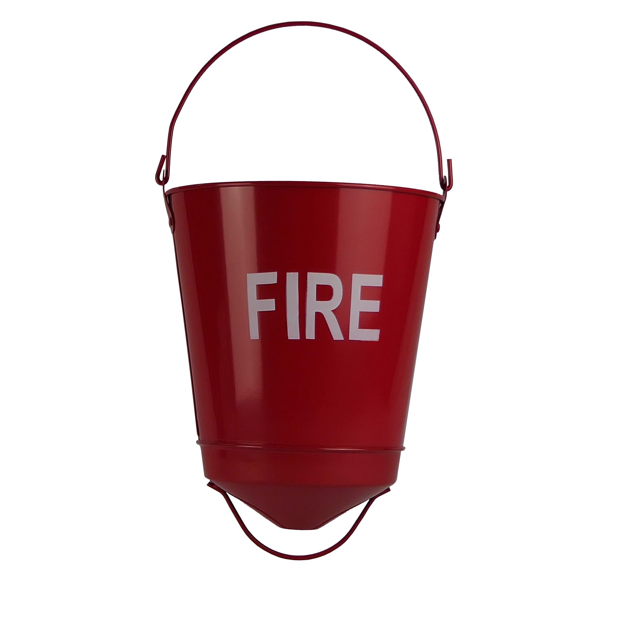 Ican Products Red Ican Dual-Handle Metal Fire Safety Bucket