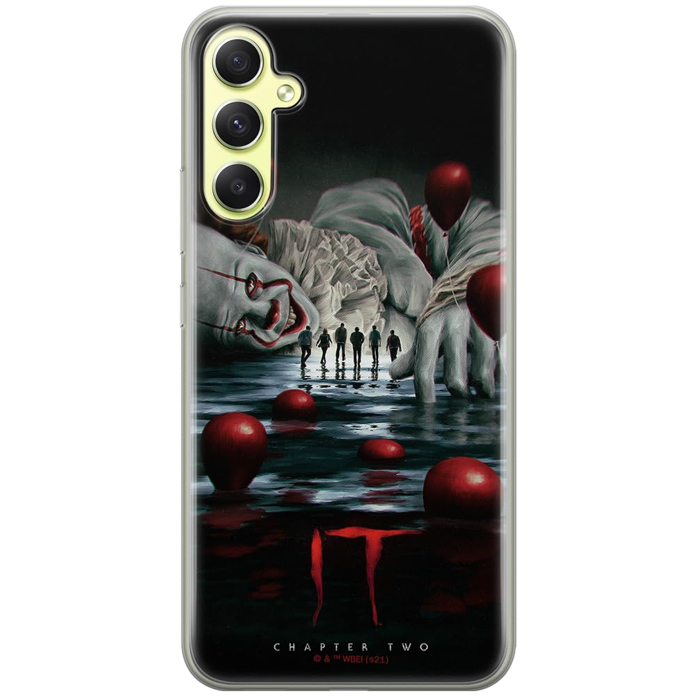 ERT GROUP mobile phone case for Samsung A34 5G original and officially Licensed Horror pattern It 022 optimally adapted to the shape of the mobile phone, case made of TPU