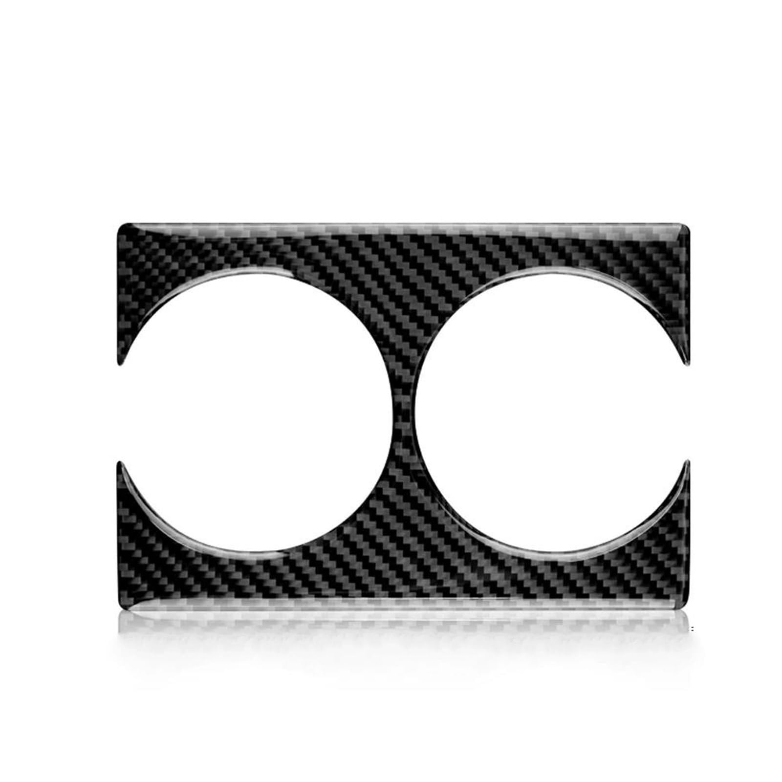 Car Accessories LHD RHD Rear Center Armrest Water Cup Holder Cover Sticker for Toyota for Prius 2010-2011 Truck(Black)