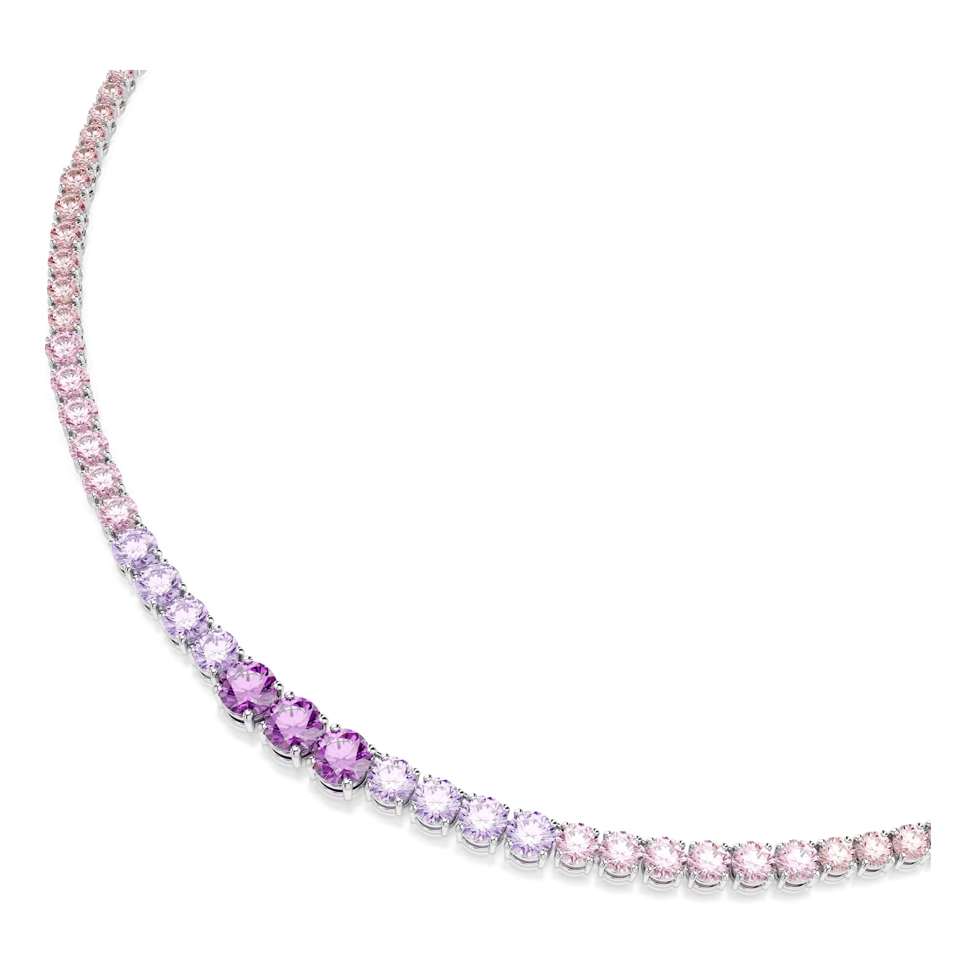 Swarovski Matrix Kolekcja, Gradient okrągłych szlifów, Wielokolorowy, Powlekany rodem