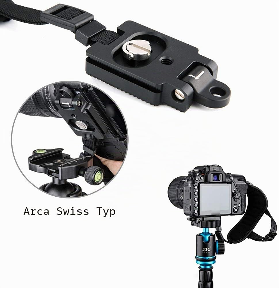 JJC Handschlaufe für DSLR Kameras Canon Nikon(mit Arca Swiss Type Platte)
