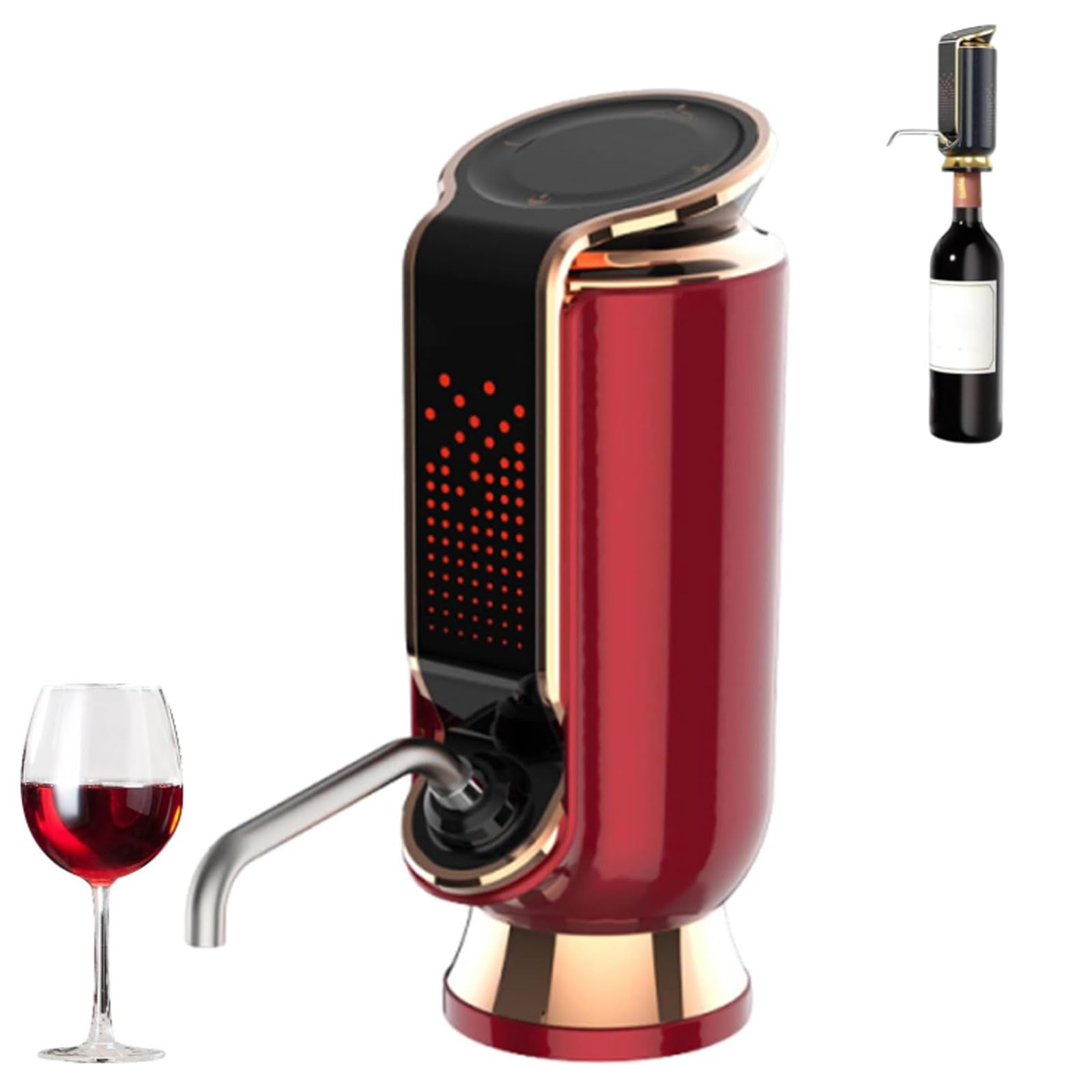 Aireador de vino instantáneo para servir copas perfectas en cenas y catas en casa