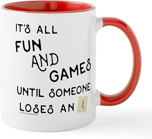 Miniatura 103 de CafePress Scrabble Champion - Taza de café de cerámica (11.0 fl oz) 2-Blanco/Negro Interior - Scrabble Champion,Blanco - Logo,Blanco - Logo