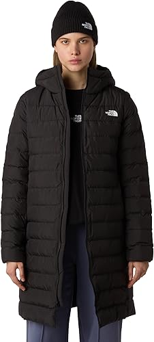The North Face Women's Aconcagua Parka | Wind Resistant, Water Repellent, 600 Fill Waterfowl Down Insulation, Adjustable 3 Piece Hood, TNF Black, X-Small