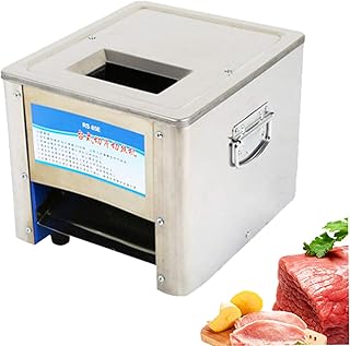 NEWHT電動ミンサー 肉ひき器 肉ひき一つ入料口 切り厚さの調整可能 みじん切りスライス 千切り ミンチ 食品級ステンレス鋼製 家庭用 (切り厚さ：2.5mm)
