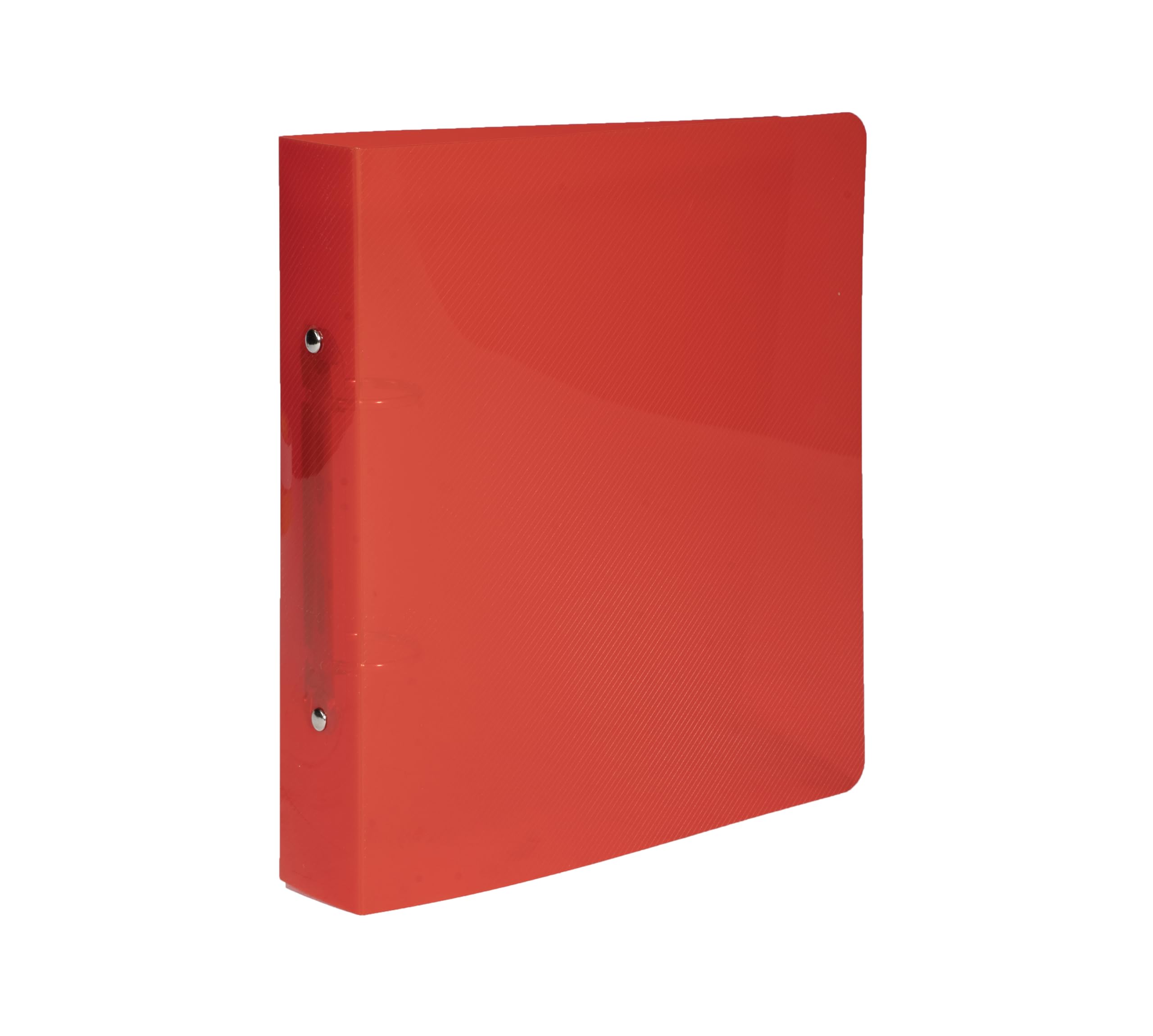 Exacompta - Ref. 998X - Flexible PP Crystal binder - 2 round rings diameter 30 mm - Spine 40 mm - External dimensions: 23x20 cm - Format to be filed A5 - Single unit (Assorted color)