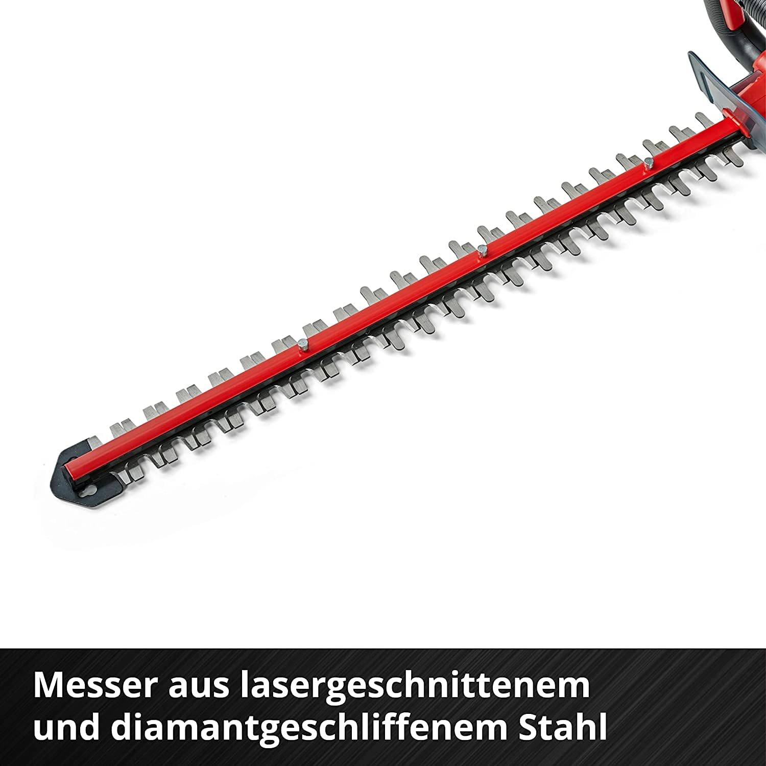 Einhell Akku-Heckenschere GE-CH 18/60 Li-Solo Power X-Change (18 V, 60 cm Schnittlänge, 22 mm Zahnabstand, drehbarer Handgriff, inkl. Schnittgutsammler, ohne Akku)