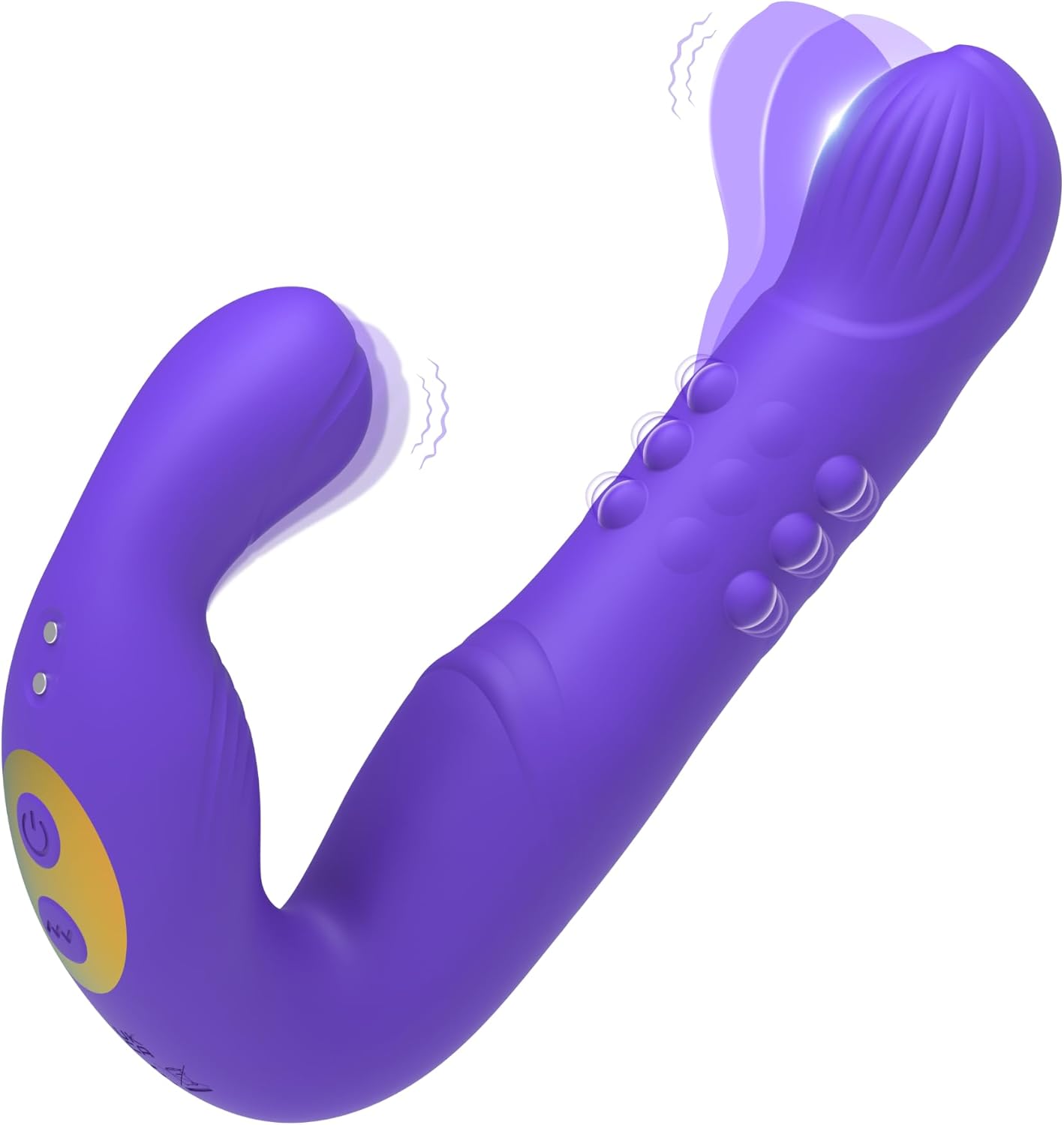 Product image of Tracy's Dog Prostate Massager Anal Vibrator, Sex Toys for Men P Spot Vibrator Dildos with 3 Wiggling 3 Throbbing 10 Vibrating Modes, Butt Plug Stimulator for Men Couples (Bumpa)